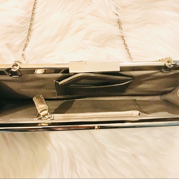 Calvin Klein Metallic Bronze Kisslock Evening Bag (see description) - Picture 12 of 12